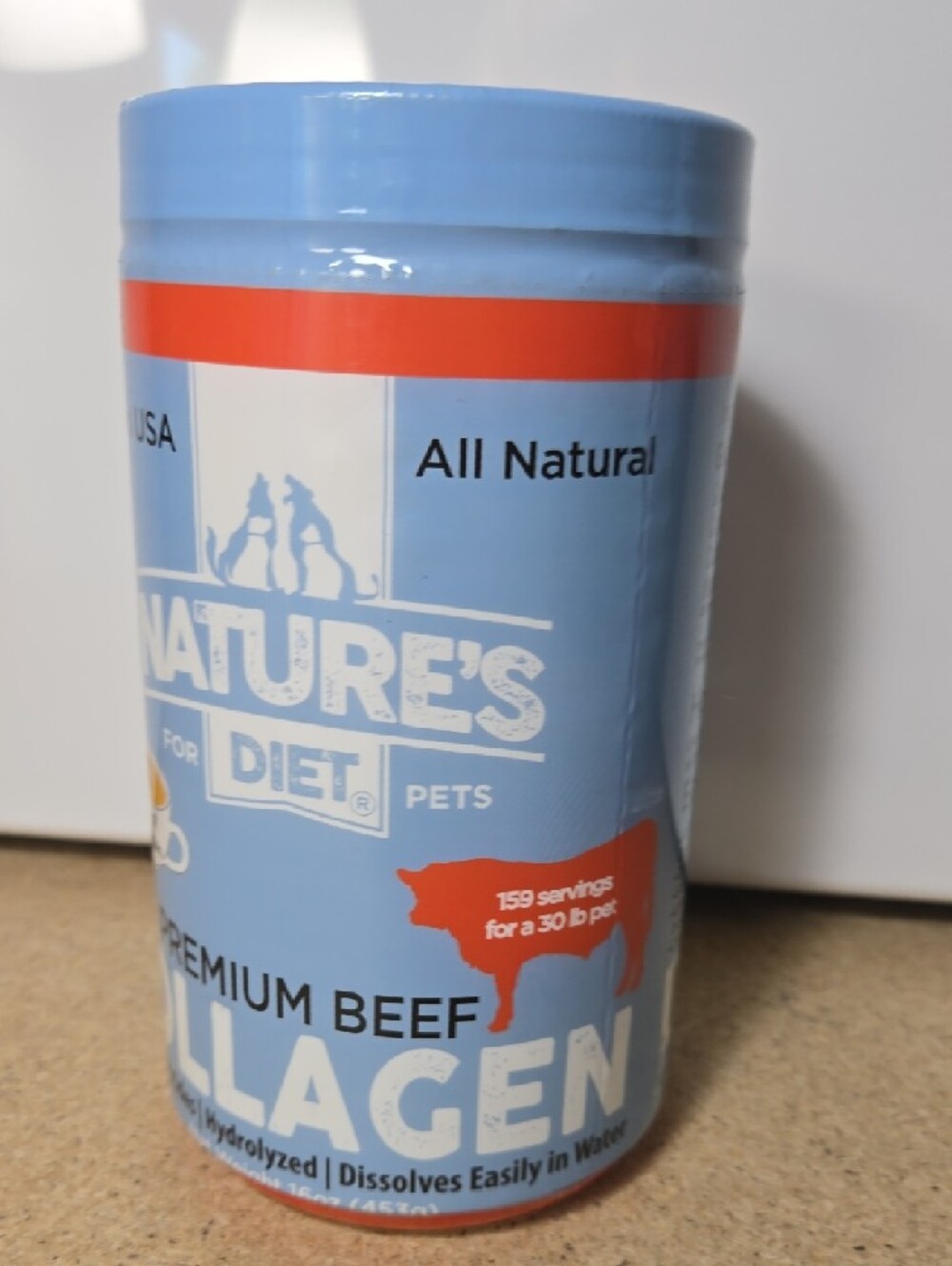 Natures Diet Beef Collagen Peptides Type For Dogs Cats - Picture 10 of 14